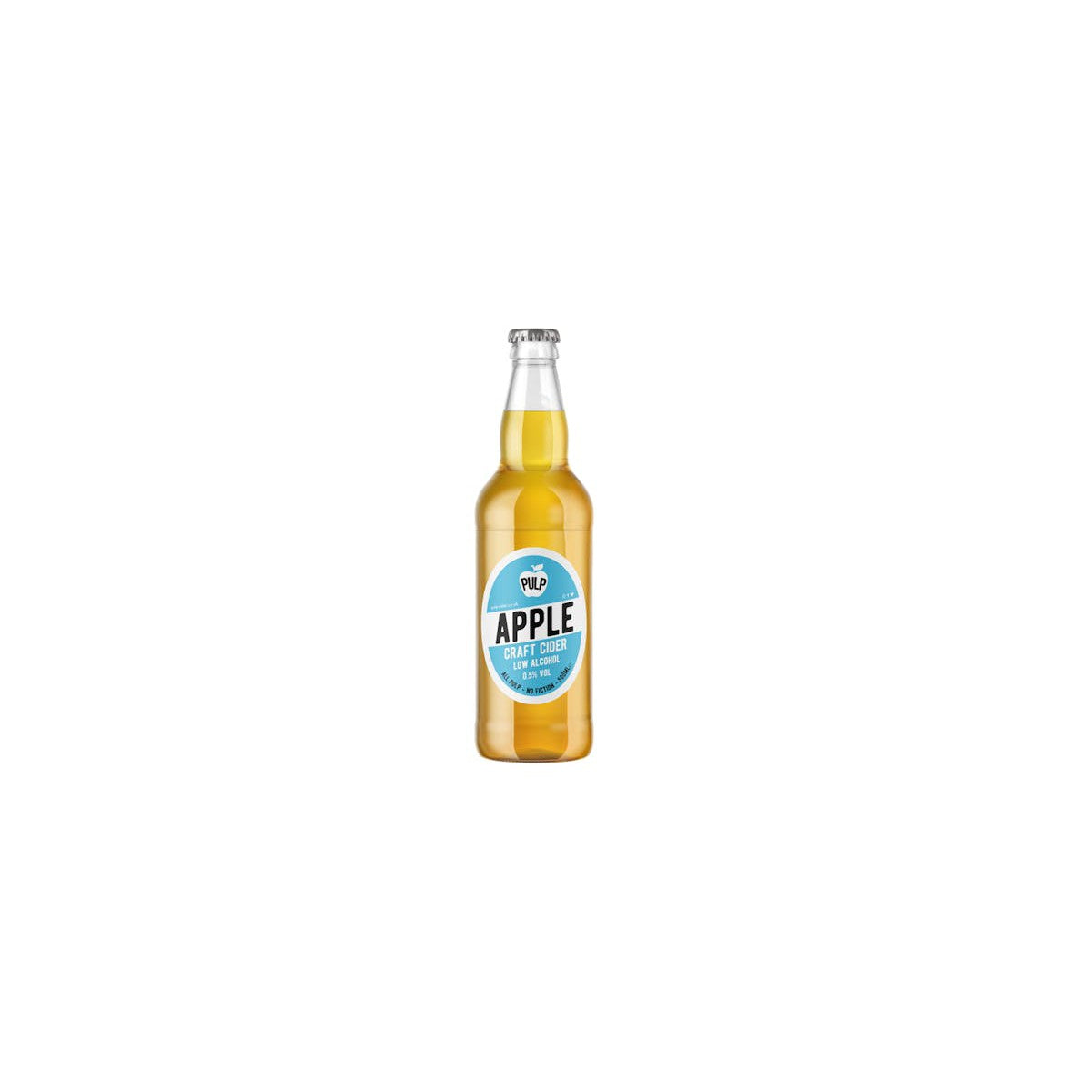 PULP Apple 0.5% Low Alcohol Cider 500ml-Cider-5060258200985-Fountainhall Wines