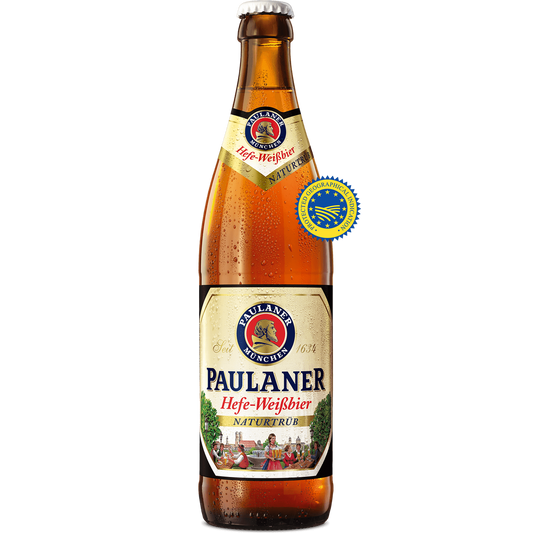 Paulaner München Hefe Weissbier Naturtrüb - Wheat Beer 500ml-World Beer-Fountainhall Wines