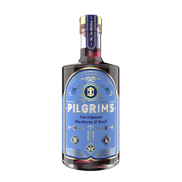 Pilgrim's Blueberry & Basil Gin Liqueur 50cl-Gin-5056217000031-Fountainhall Wines