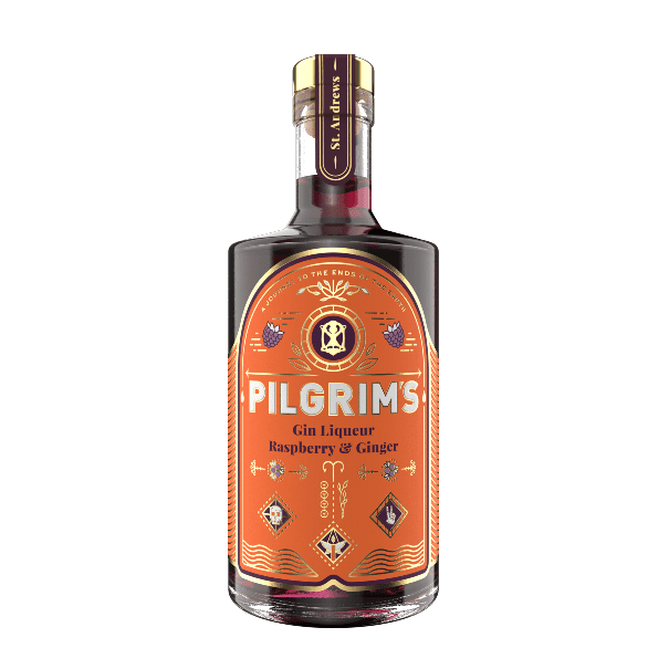 Pilgrim's Raspberry & Ginger Gin Liqueur 50cl-Gin-Fountainhall Wines