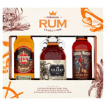 Premium Rum Selection Trio 3x5cl Gift Pack-Spiced Rum-5060038027061-Fountainhall Wines