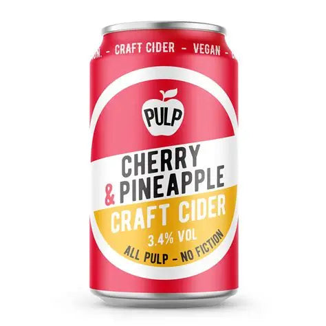 Pulp Cherry & Pineapple Craft Cider 330ml-Cider-Fountainhall Wines