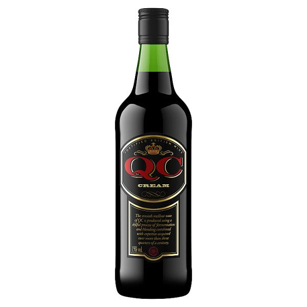 QC Cream Fortified British Wine 75cl-Sherry-Fountainhall Wines