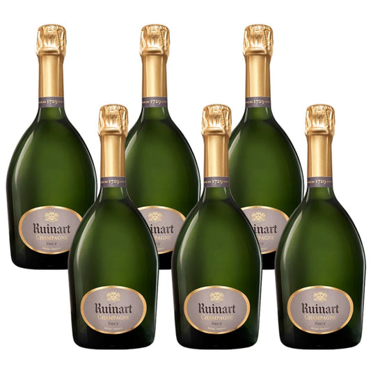 R De Ruinart Brut NV Champagne 6x75CL Case-Champagne-Fountainhall Wines