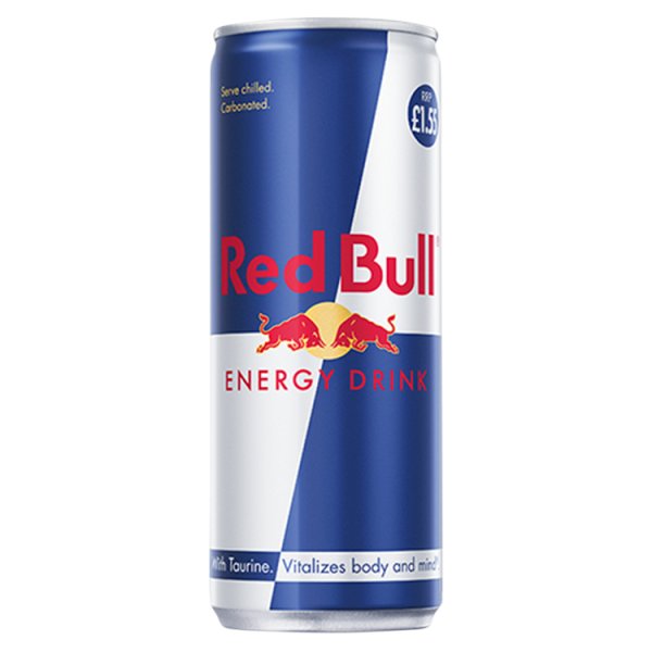 Red Bull 250ml Can (Price Marked £1.55)-Soft Drink-90456473-Fountainhall Wines