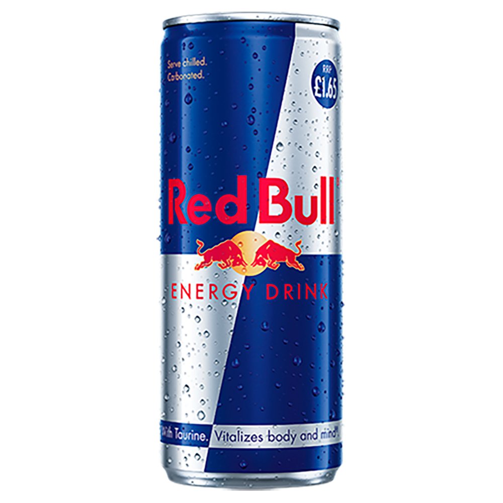 Red Bull Energy Drink 250ml Can (Price Marked £1.65)-Soft Drink-Fountainhall Wines
