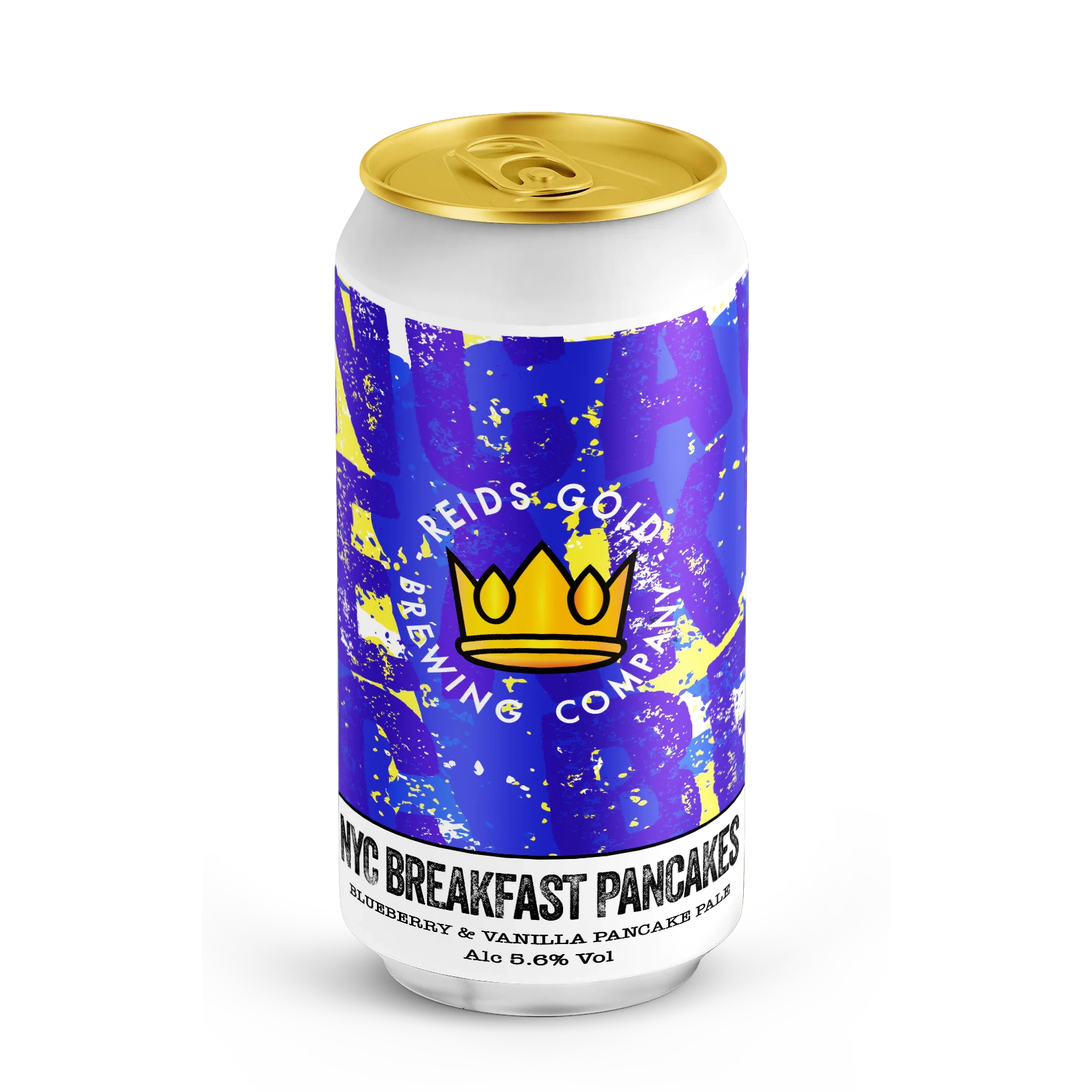 Reids Gold NYC Breakfast Pancakes - Blueberry & Vanilla Pancake Pale 440ml Can-Scottish Beers-9503827453253-Fountainhall Wines