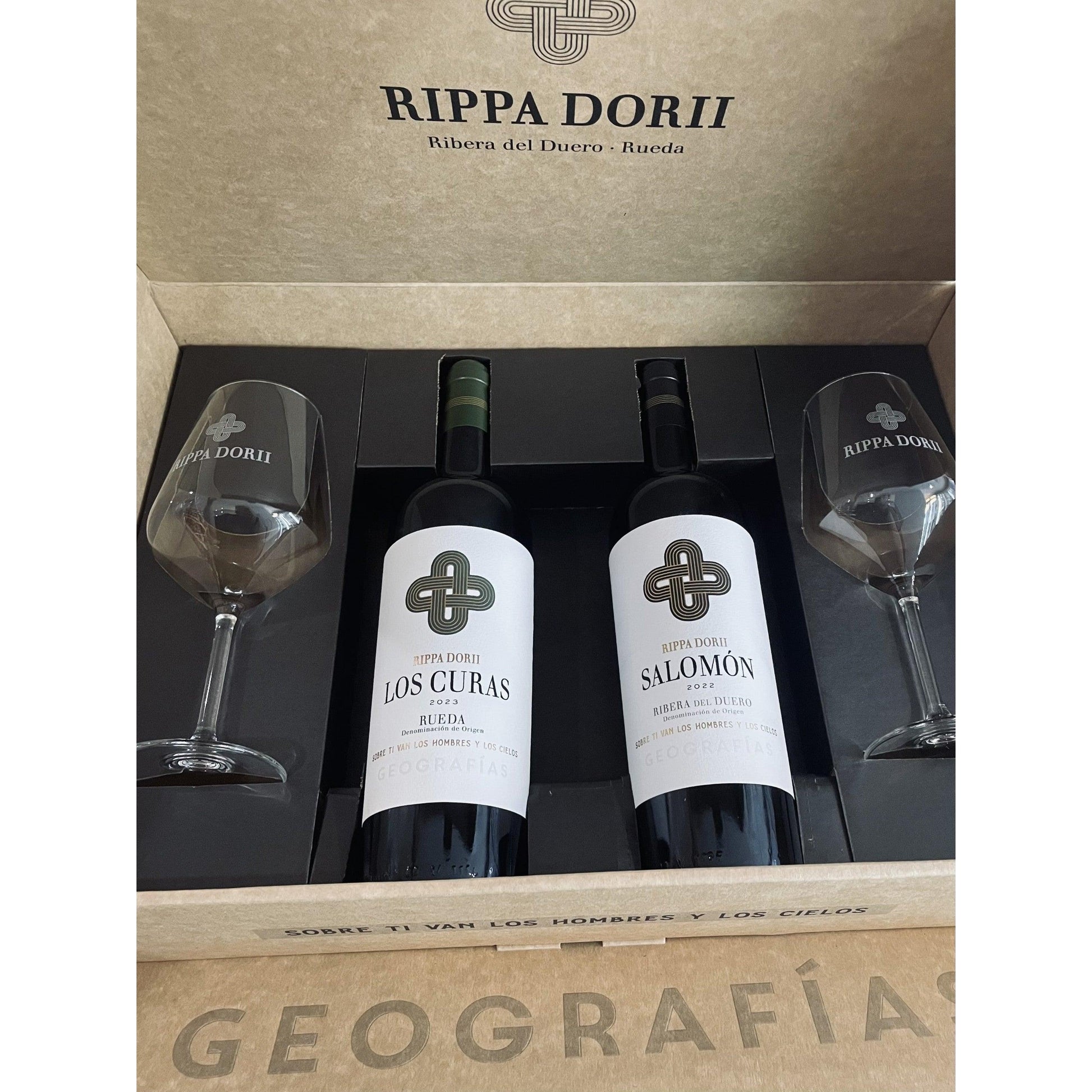 Rippa Dorii Rueda / Ribera del Duero (White/Red Gift Box) 2x75cl-Gift Set-Fountainhall Wines