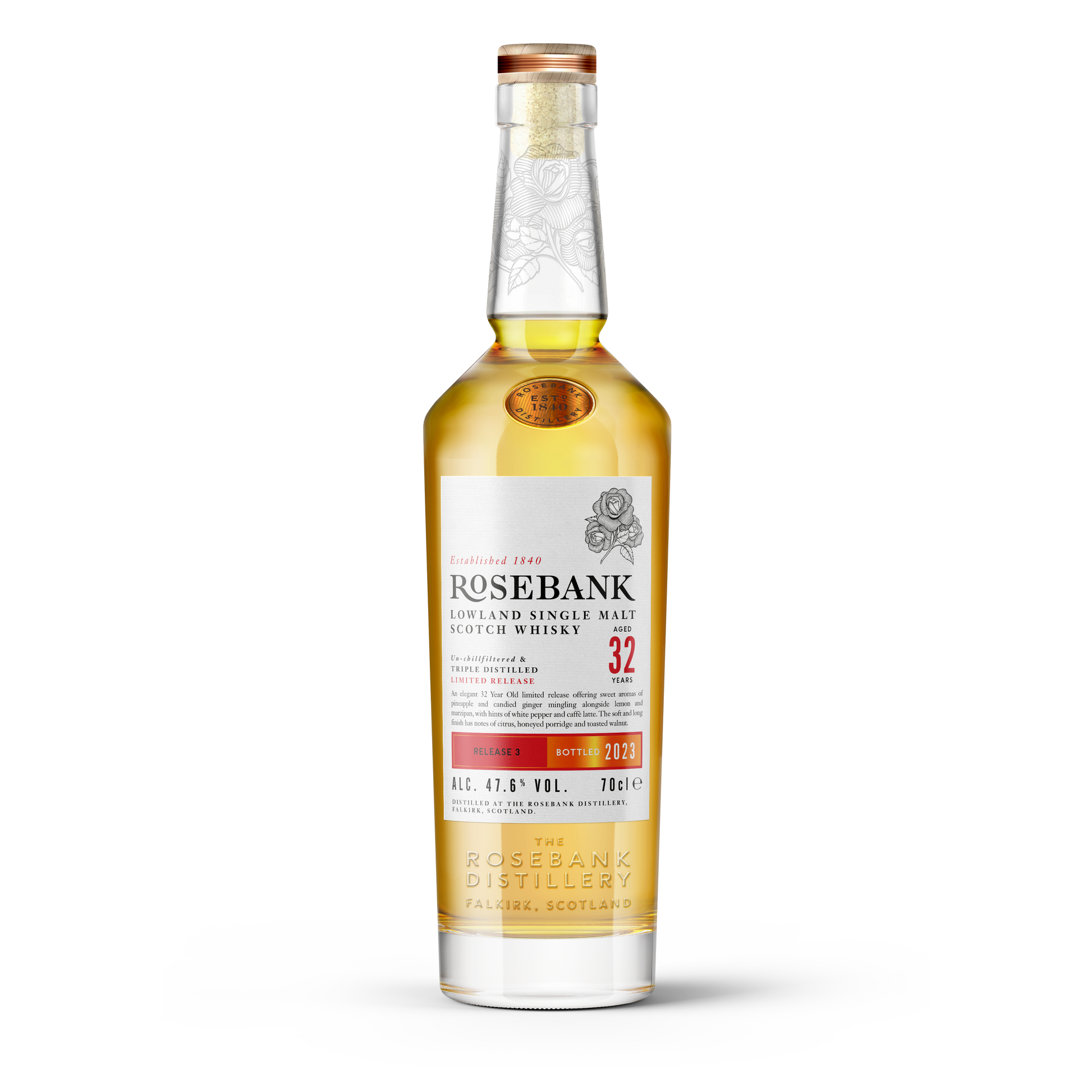 Rosebank 32 Year Old - Legacy Release Three - Single Malt Scotch Whisky-Single Malt Scotch Whisky-Fountainhall Wines