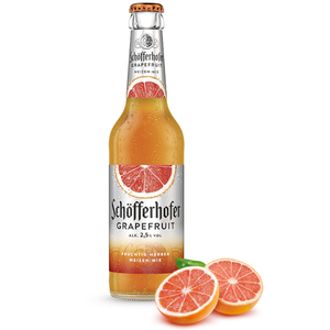 Schofferhofer Grapefruit 2.5% 330ml Bottle-World Beer-4053400258515-Fountainhall Wines