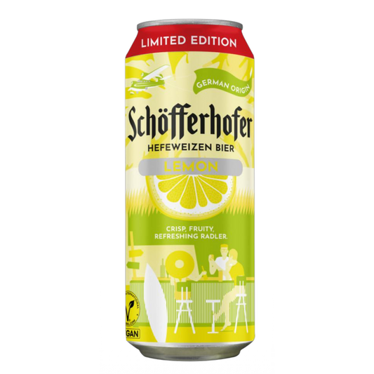 Schofferhofer Lemon 2.5% 500ml Can (Limited Edition)-World Beer-Fountainhall Wines