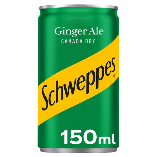 Schweppes Ginger Ale 150ml Can-Soft Drink-Fountainhall Wines
