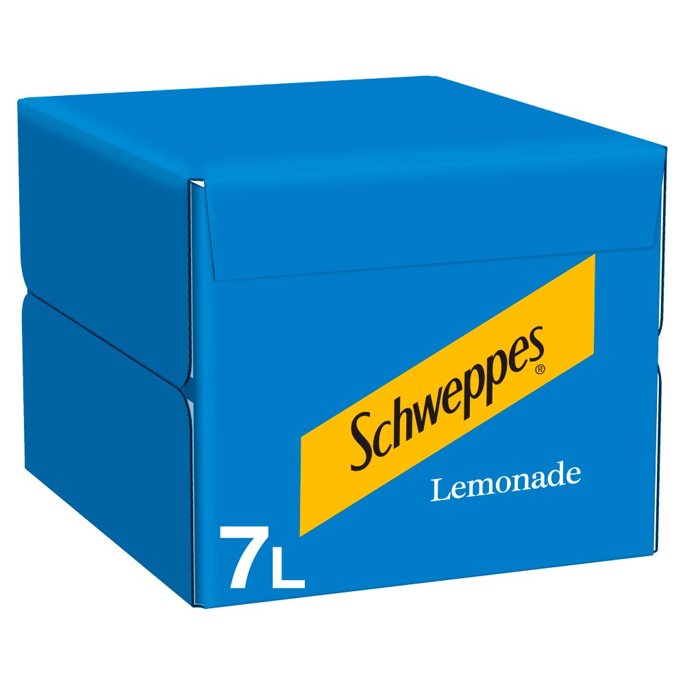 Schweppes Lemonade 7 Litre Postmix Bag in Box-Soft Drink-Fountainhall Wines