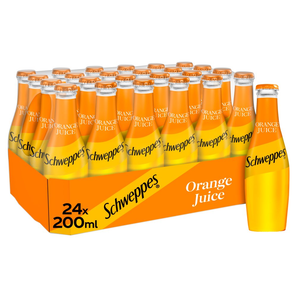 Schweppes Orange Juice 24x200ml-Soft Drink-Fountainhall Wines