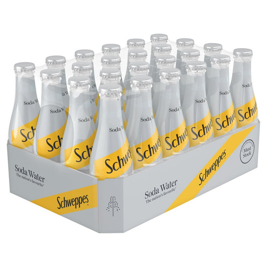 Schweppes Soda Water 24x200ml-Soft Drink-Fountainhall Wines