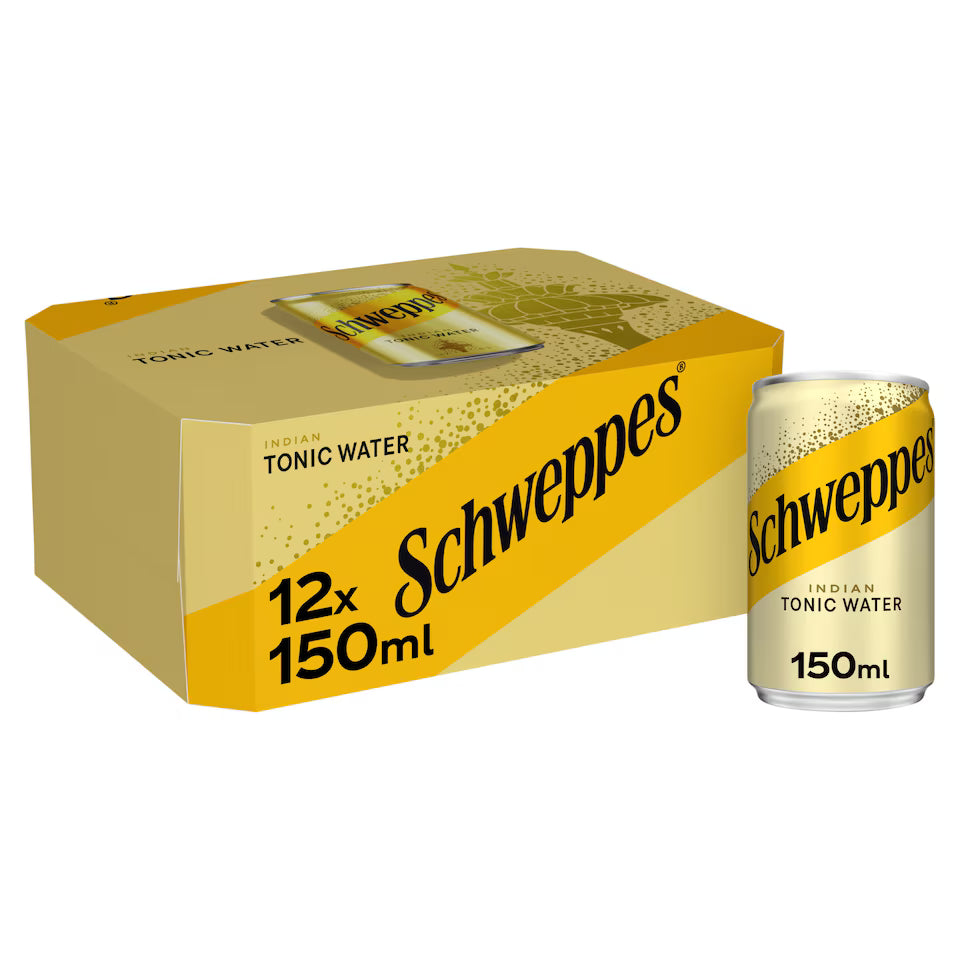 Schweppes Tonic Water 12 x 150ml-Soft Drink-Fountainhall Wines