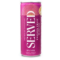 Served Premium Cocktail Passion Fruit Martini 250ml-RTD's (Ready To Drink)-Fountainhall Wines