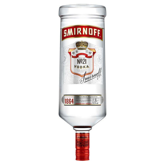 Smirnoff No.21 Red Label Vodka 1.5 Litre-Vodka-5410316442558-Fountainhall Wines