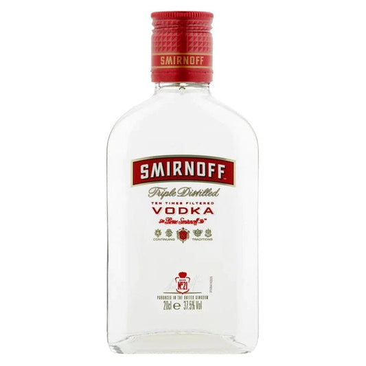 Smirnoff No.21 Red Label Vodka 20cl-Vodka-5410316233446-Fountainhall Wines