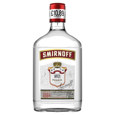 Smirnoff No.21 Red Label Vodka 35cl (Price Marked £10.89)-Vodka-Fountainhall Wines