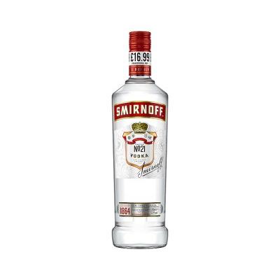 Smirnoff No.21 Red Label Vodka 70cl (Price Marked £16.99)-Vodka-Fountainhall Wines