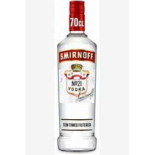 Smirnoff No.21 Red Label Vodka 70cl (Price Marked £17.09)-Vodka-5410316960854-Fountainhall Wines