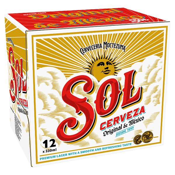 Sol Beer Original Mexican Lager 12x330ml-World Beer-Fountainhall Wines
