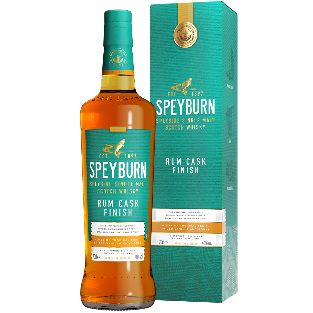 Speyburn Rum Cask - Single Malt Scotch Whisky-Single Malt Scotch Whisky-5010509883948-Fountainhall Wines