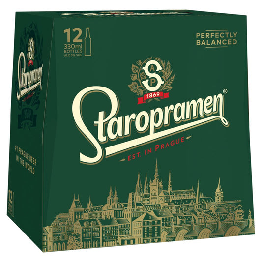 Staropramen 12x330ml-World Beer-Fountainhall Wines