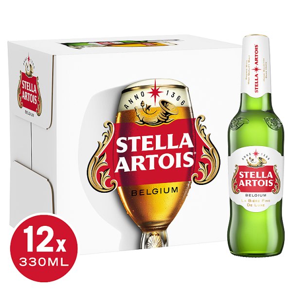 Stella Artois Premium Lager 12x330ml-World Beer-Fountainhall Wines