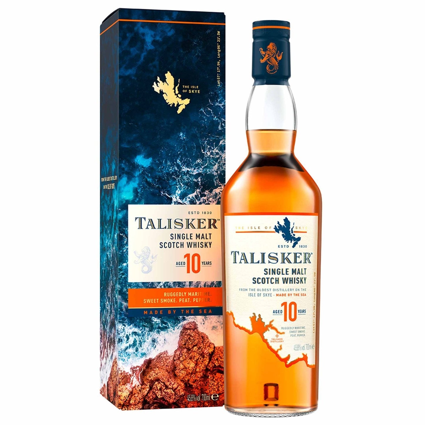 Talisker 10 Year Old - Single Malt Scotch Whisky-Single Malt Scotch Whisky-5000281005416-Fountainhall Wines
