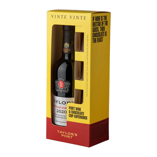 Taylor’s LBV Port 37.5cl & Vinte Vinte Chocolate Cup Pack-Port-Fountainhall Wines