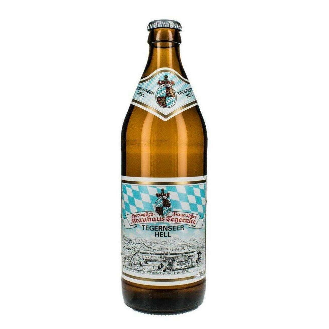 Tegernseer Hell 500ml-World Beer-4022396000026-Fountainhall Wines