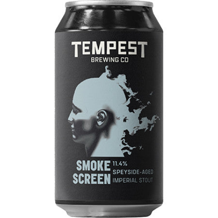 Tempest Brewing Co - Smoke Screen - Islay Aged Imperial Stout 330ml-Scottish Beers-5060395540319-Fountainhall Wines