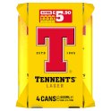Tennent's Lager 4x500ml (Price Marked £5.90)-Scottish Beers-5391516933070-Fountainhall Wines