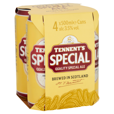 Tennent's Special - Quality Special Ale 4x500ml-Scottish Beers-5391516930079-Fountainhall Wines