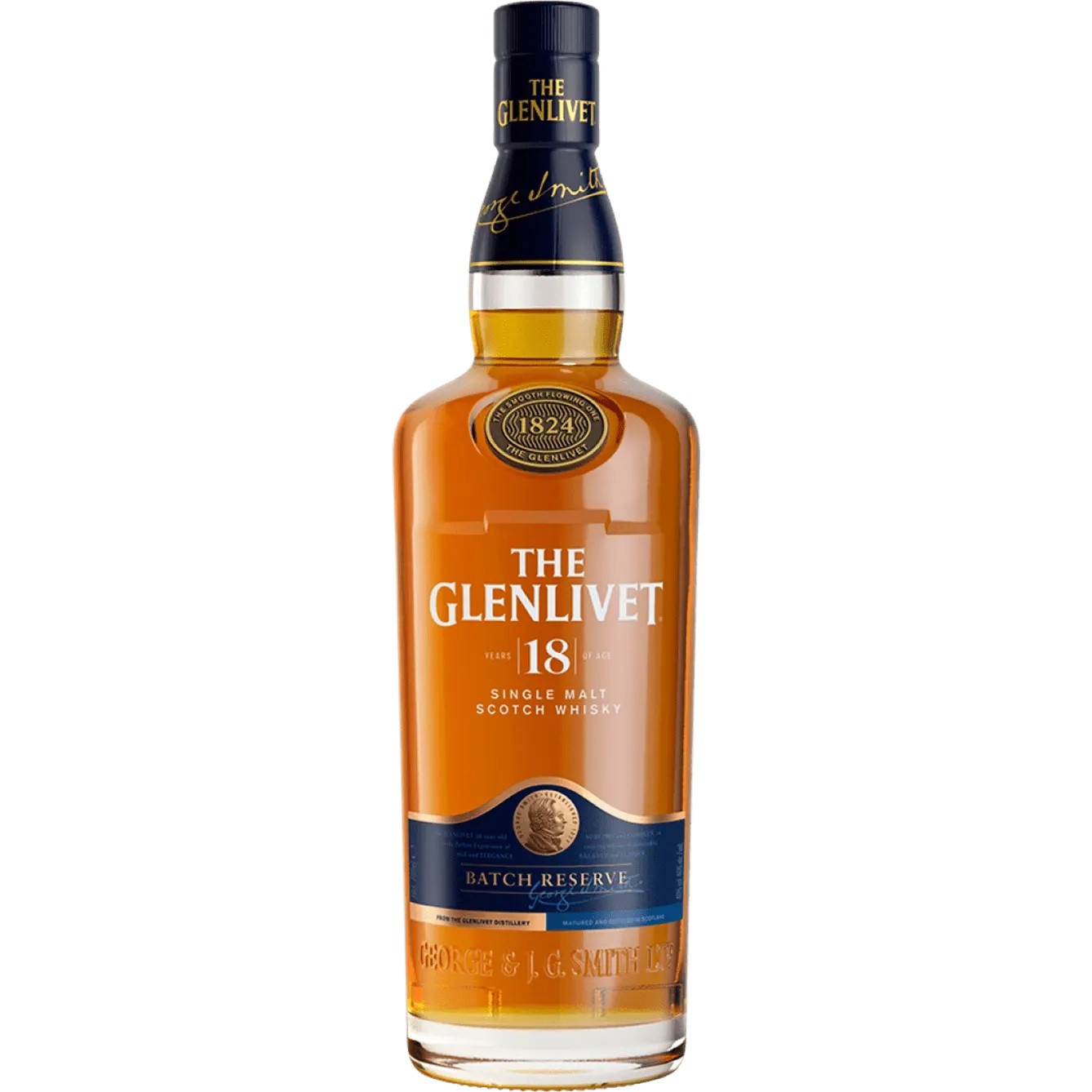 The Glenlivet 18 Year Old - Batch Reserve - Single Malt Scotch Whisky-Single Malt Scotch Whisky-080432403105-Fountainhall Wines