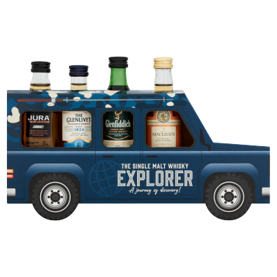 The Single Malt Whisky Explorer Jeep 4x5cl Gift Pack - Single Malt Scotch Whisky-Single Malt Scotch Whisky-5060038029591-Fountainhall Wines