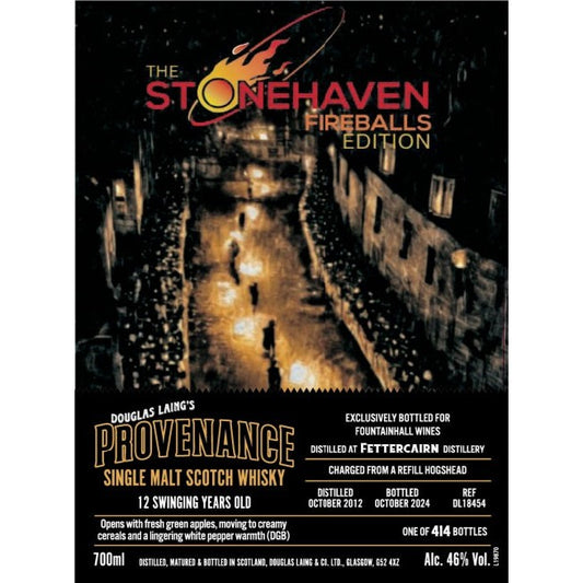 The Stonehaven Fireballs Edition - Fettercairn 12 Year Old - Single Malt Scotch Whisky (PRE-ORDER)-Single Malt Scotch Whisky-Fountainhall Wines