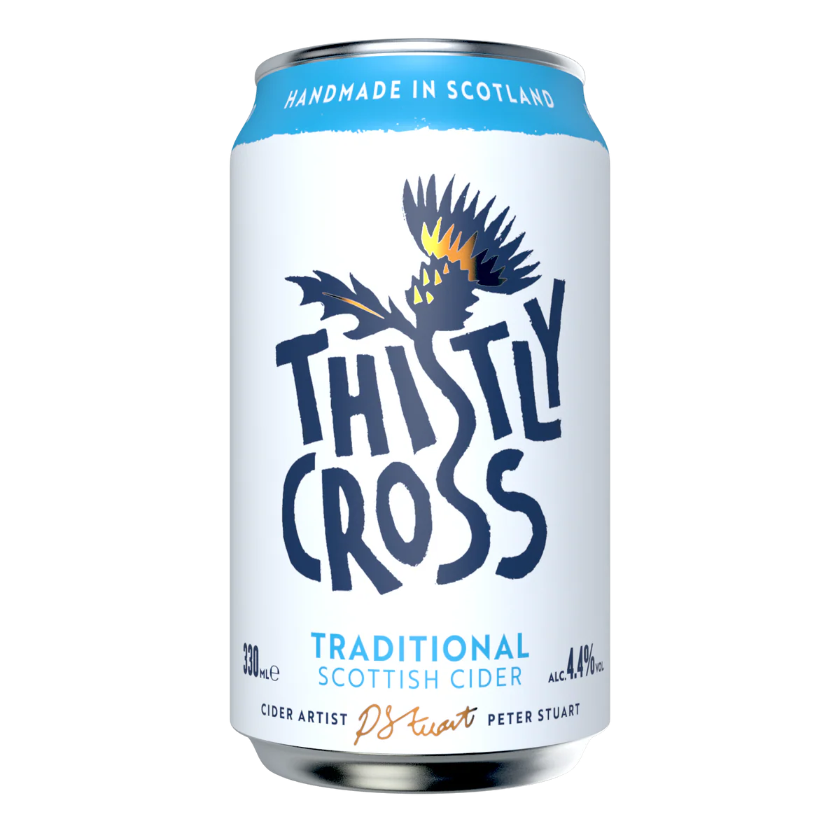 Thistly Cross Traditional Scottish Cider 330ml Can-Cider-Fountainhall Wines