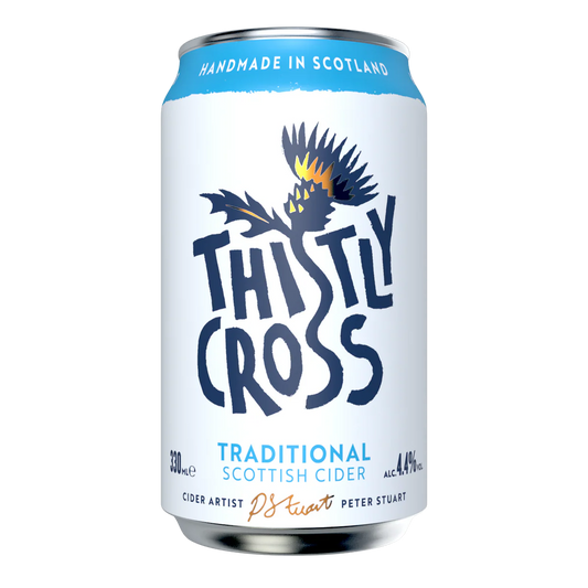 Thistly Cross Traditional Scottish Cider 330ml Can-Cider-Fountainhall Wines