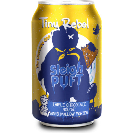 Tiny Rebel Sleigh Puft The Chocolate One - 5.2% Triple Chocolate Nougat Marshmallow Porter 330ml Can-World Beer-5060343556874-Fountainhall Wines