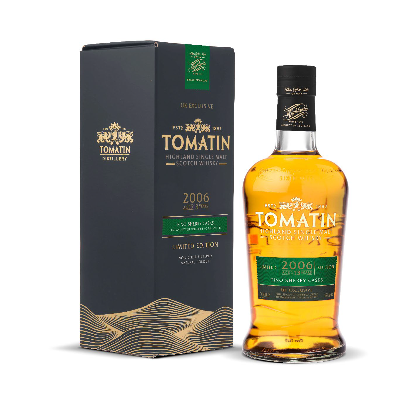 Tomatin 2006 Fino Sherry Casks 13 Year Old Limited Edition - Single Malt Scotch Whisky-Single Malt Scotch Whisky-5018481902503-Fountainhall Wines