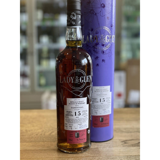 Tomintoul 15 Year Old Bourbon Hogshead With First Fill Amontillado Sherry Finish #19A - Lady Of The Glen (Hannah Whisky Merchants) - Single Malt Scotch Whisky-Single Malt Scotch Whisky-Fountainhall Wines
