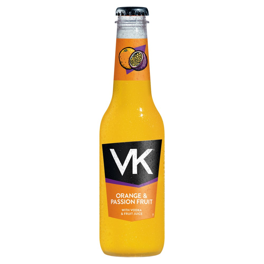 VK Orange & Passion Fruit Vodka Mix 275ml-RTD's (Ready To Drink)-Fountainhall Wines