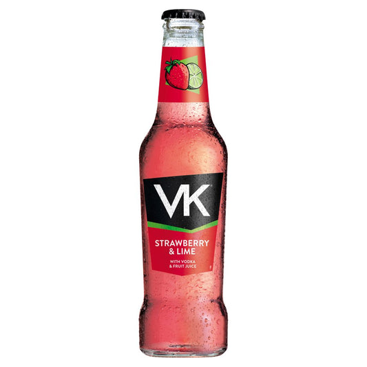 VK Strawberry & Lime Vodka Mix 275ml-RTD's (Ready To Drink)-Fountainhall Wines