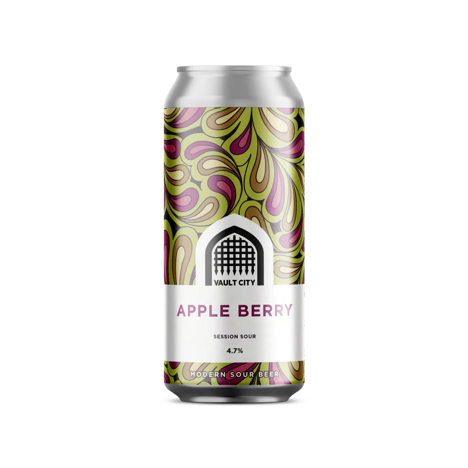 Vault City Apple Berry - Session Sour 440ml-Scottish Beers-5056412006500-Fountainhall Wines