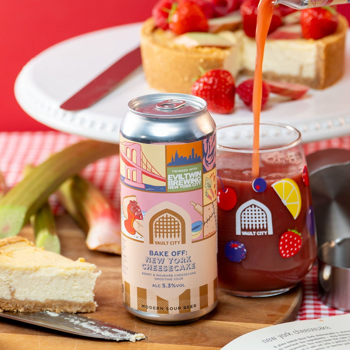 Vault City Bake-Off: NY Cheesecake - Sour 440ml-Scottish Beers-Fountainhall Wines