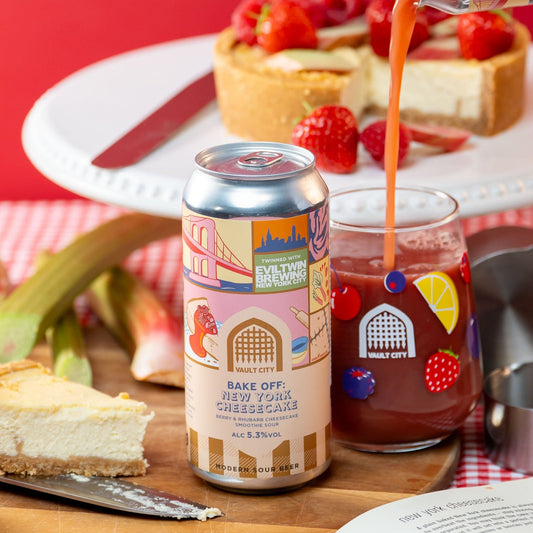 Vault City Bake-Off: NY Cheesecake - Sour 440ml-Scottish Beers-Fountainhall Wines