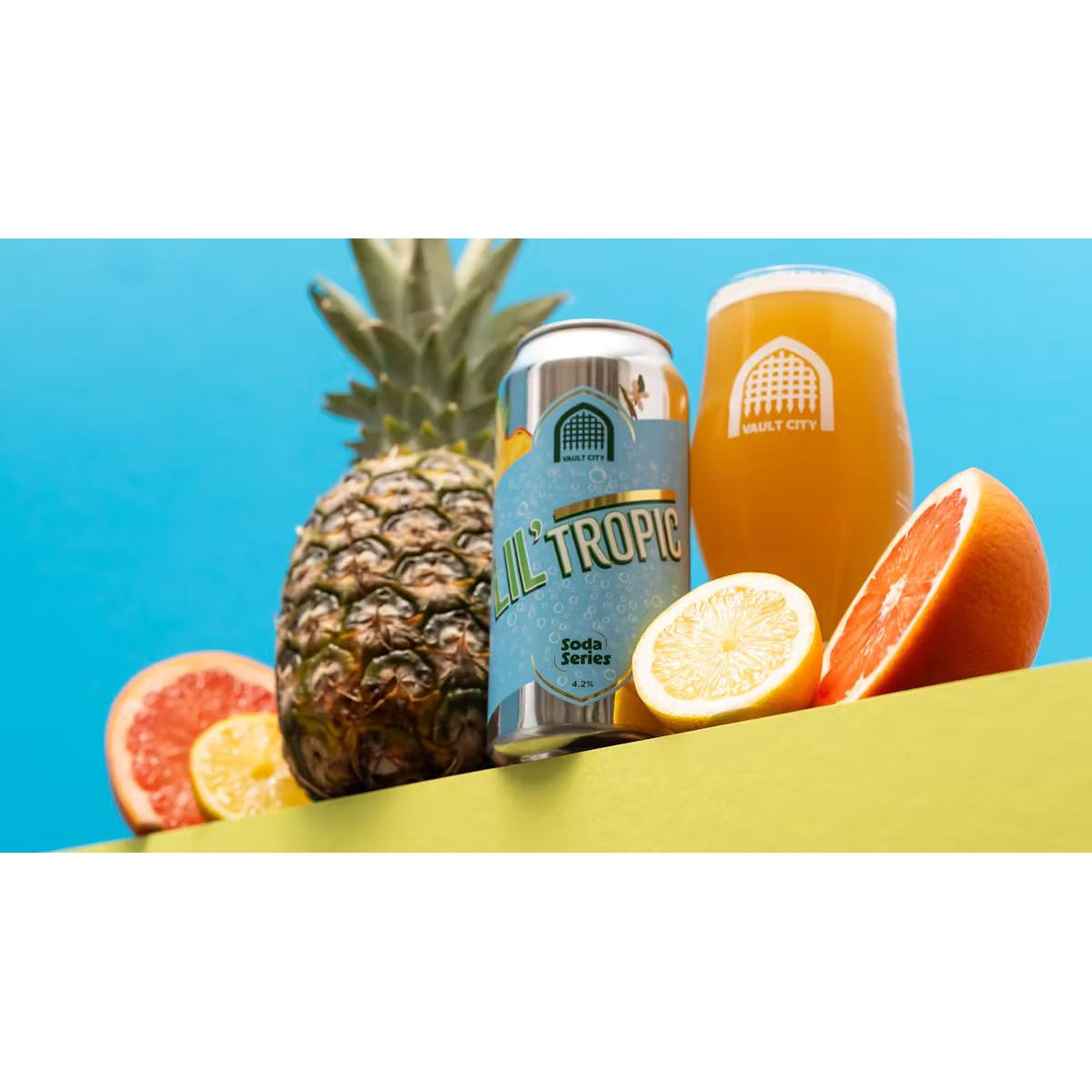 Vault City Lil Tropic - Soda Sour 440ml-Scottish Beers-Fountainhall Wines